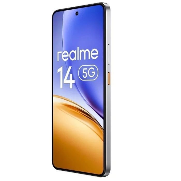 SMARTPHONE REALME 14 5G Plata 8GB 256GB 6000mAh Snapdragon 6 Gen 4 Cámara con IA de 50 MP