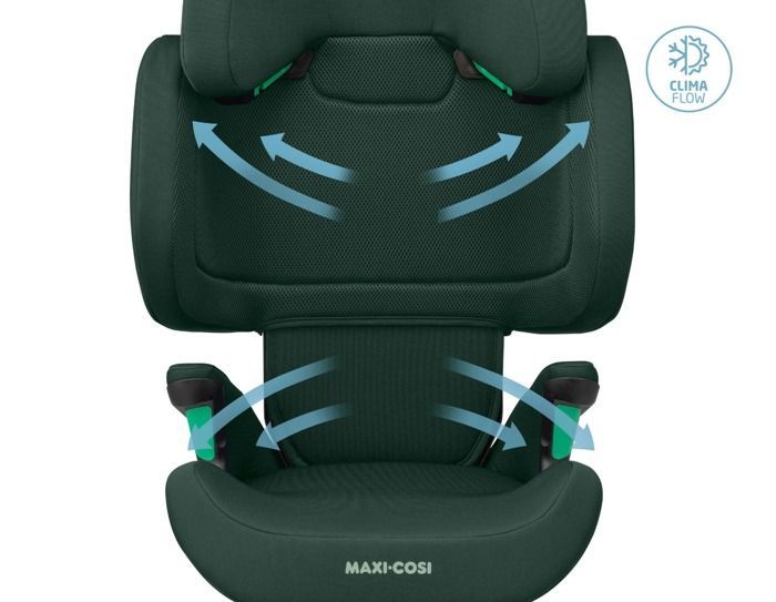 MAXI-COSI Siège Auto Rodifix R I-Size, Groupe 2/3, Inclinable, Isofix, Authentic Green