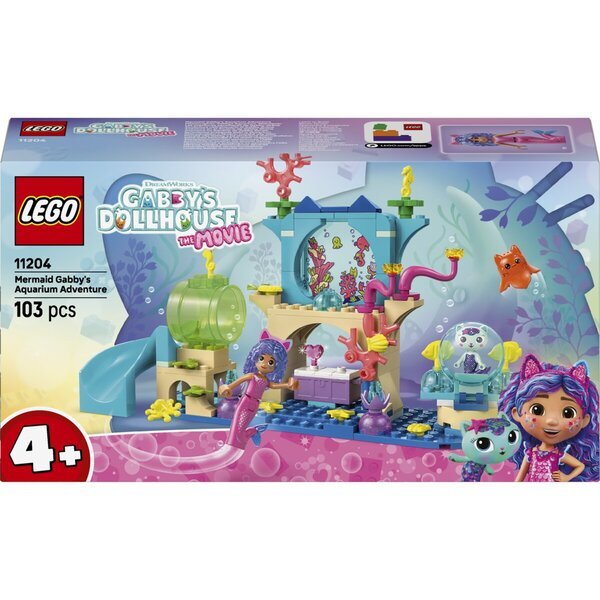 LEGO Gabbyna kućica za lutke 11204 Sirena Gabbyna avantura u akvariju