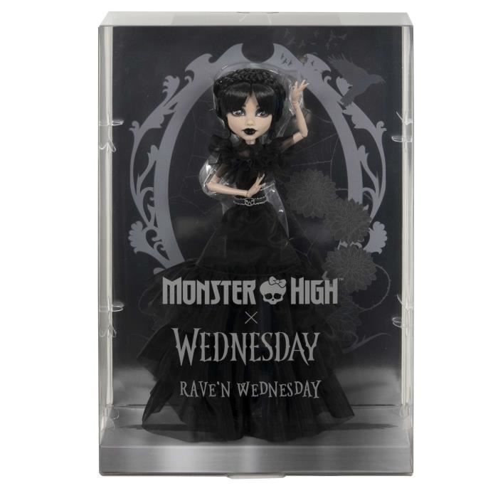 Monster High - Mercoledì Addams in abito da ballo - Bambola - Monster High - HXJ03