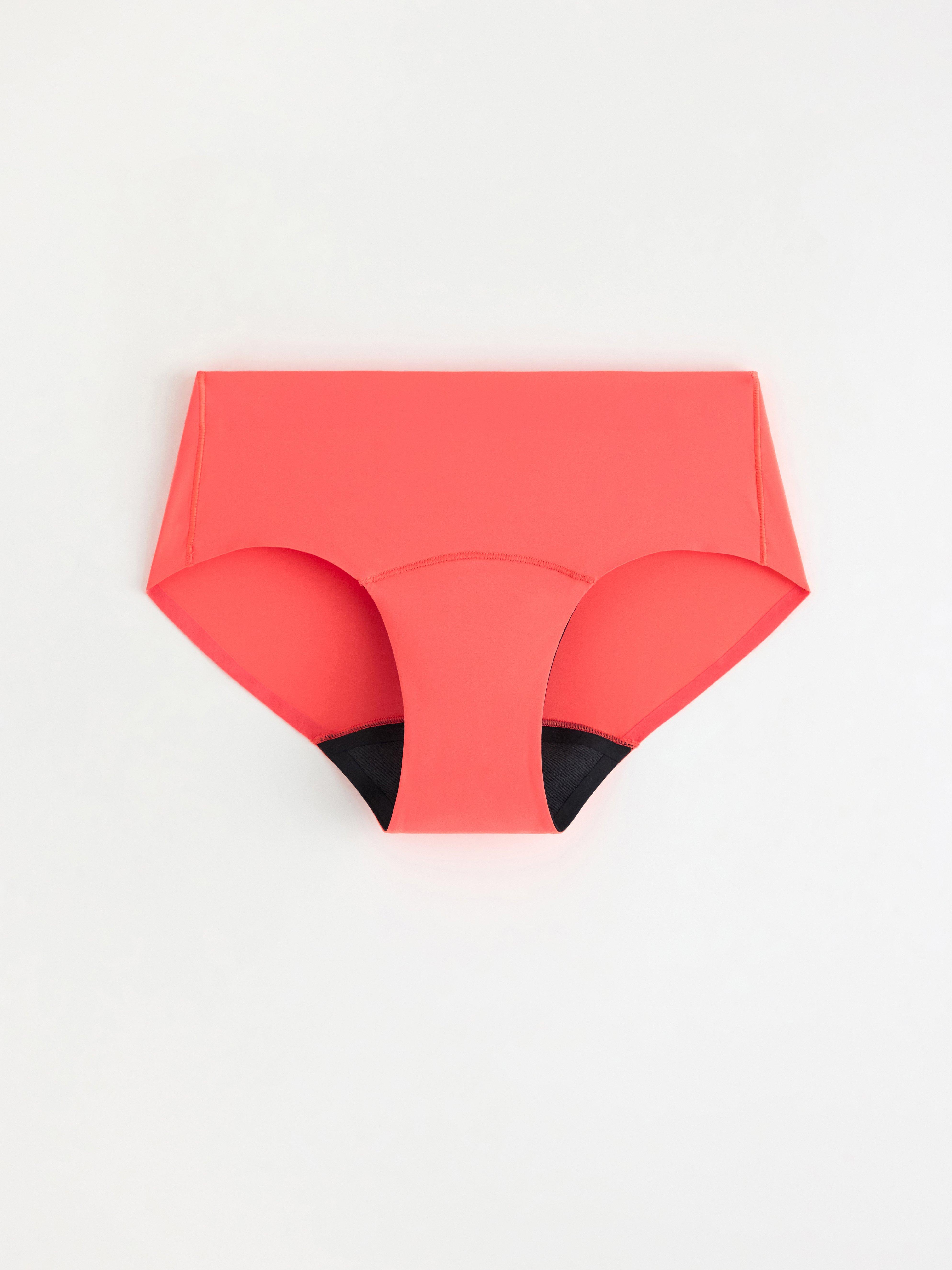 Vysoce absorpční menstruační kalíšek – obepínající boky – Female Engineering Strong Coral