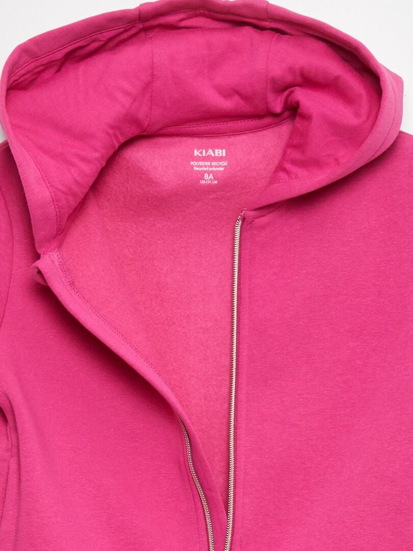 Jas met capuchon - ROZE