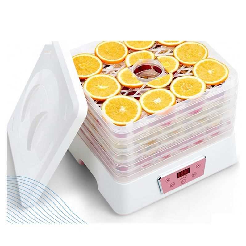 Déshydrateur électrique portable mini pour fruits, légumes, viande et autres aliments, sans BPA, avec thermostat réglable, pour la maison. Vente directe d'usine. Thermostat réglable. Idéal pour une utilisation à domicile. Thermostat ajustable. Sans BPA.