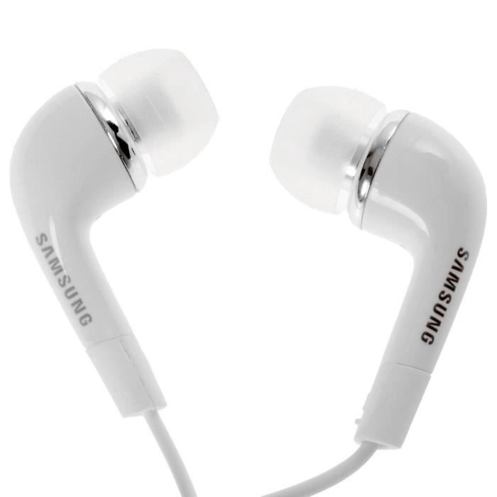 Original EHS64AVFWE Weißes In-Ear-Headset mit Freisprechfunktion für Samsung Galaxy M10