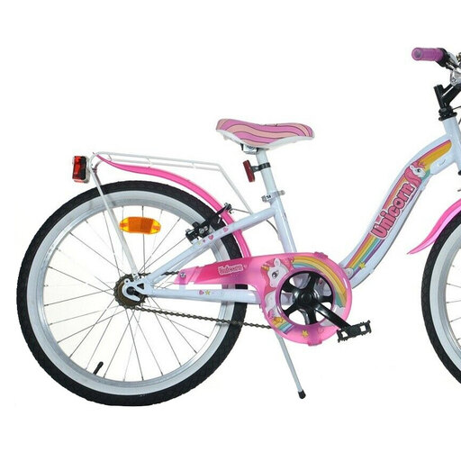 Bicicletă Unicorn pentru copii, 20 de inci, +7 ani