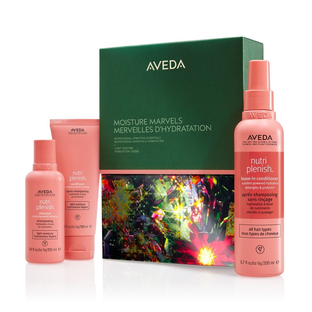 Aveda matu kopšanas komplekts nutriplenish™ Moisture Marvels – 1 gab.