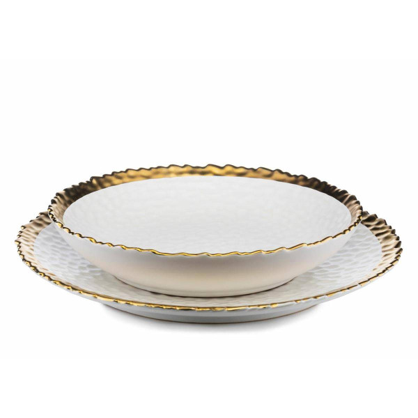 Komplet 2 talerzy Kati White Gold - mały
