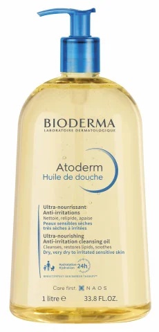 BIODERMA Bioderma Atoderm Aceite de ducha 1 l Aceite de ducha ultra nutritivo para piel seca
