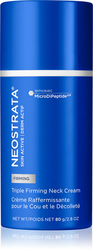 NeoStrata Skin Active Triple Firming Neck Cream, creme firmador para o pescoço e colo com vitamina E.