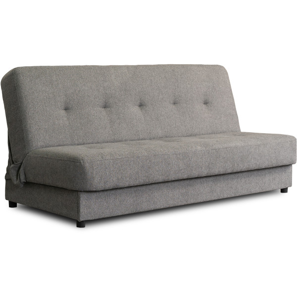 Wersalka Sofa Kanapa Rozkładana Z Funkcją Spania Dwuosobowa Szara ARUBA