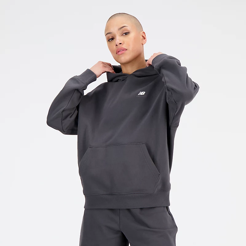 Femme Sport Essentials Premium Fleece-Hoodie - SCHWARZ
