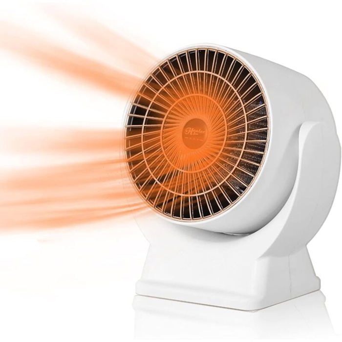Chauffage D'appoint Economique Silencieux, Radiateur Electrique Soufflant Mobile, Mini Radiateur Soufflant Porta PAPIER ALIMENTAIRE