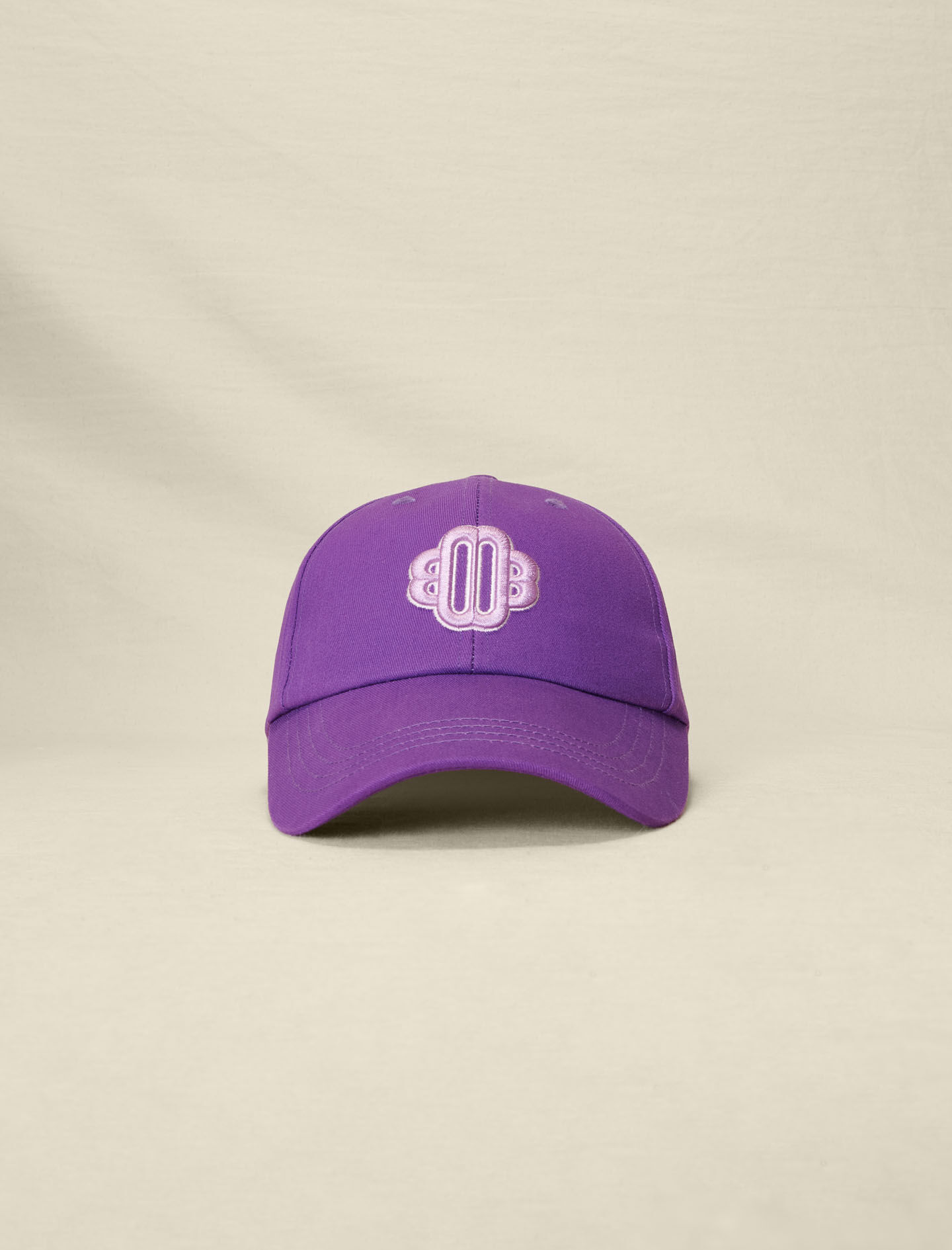 Katoenen pet met klaverlogo - Violet