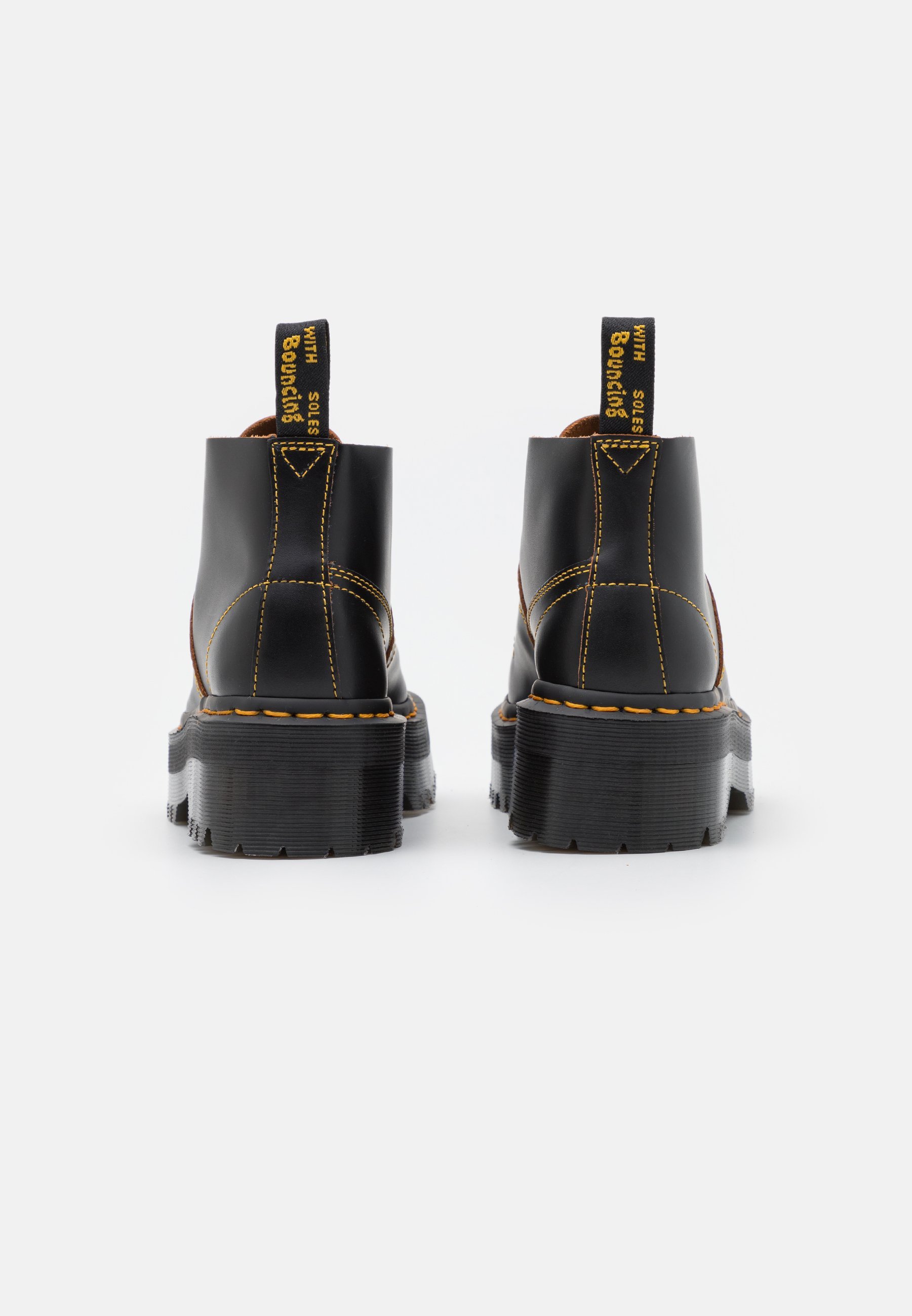 Dr. Martens CHURCH QUAD UNISEX - Enkellaarsjes - zwart vintage glad