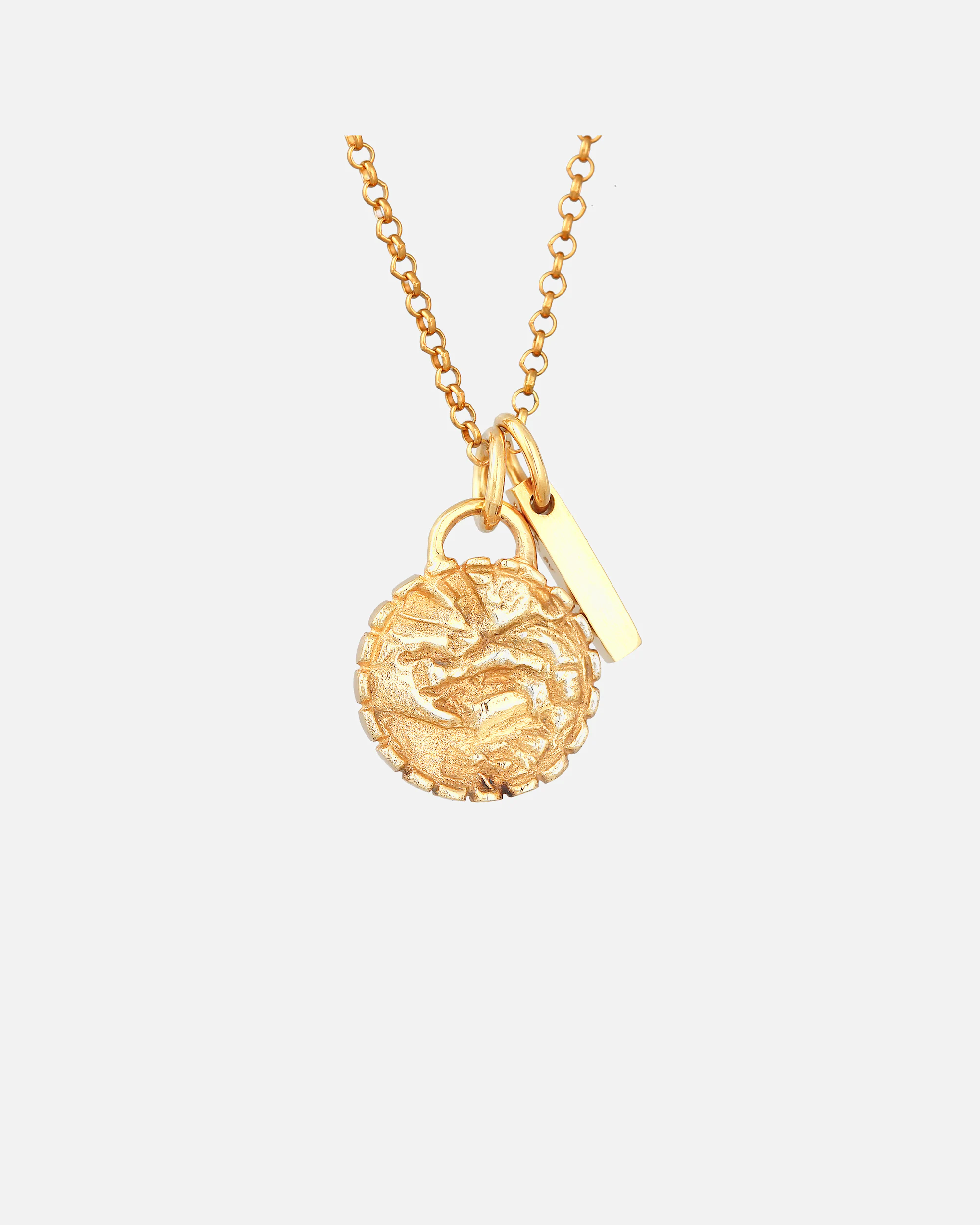 Elli Femmes plaquette pendentif bâton vintage en argent sterling 925