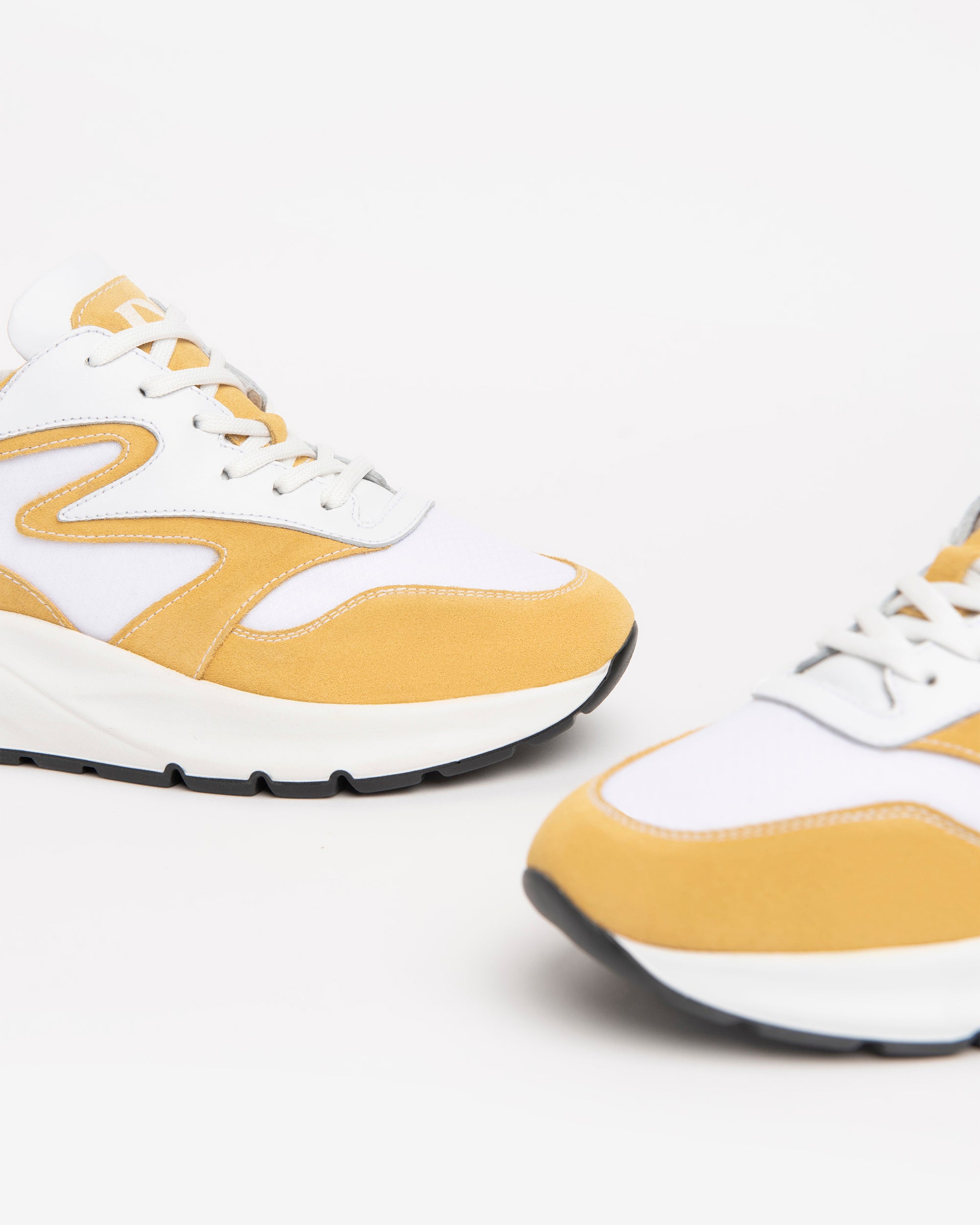  Baskets en cuir et daim pour femmes