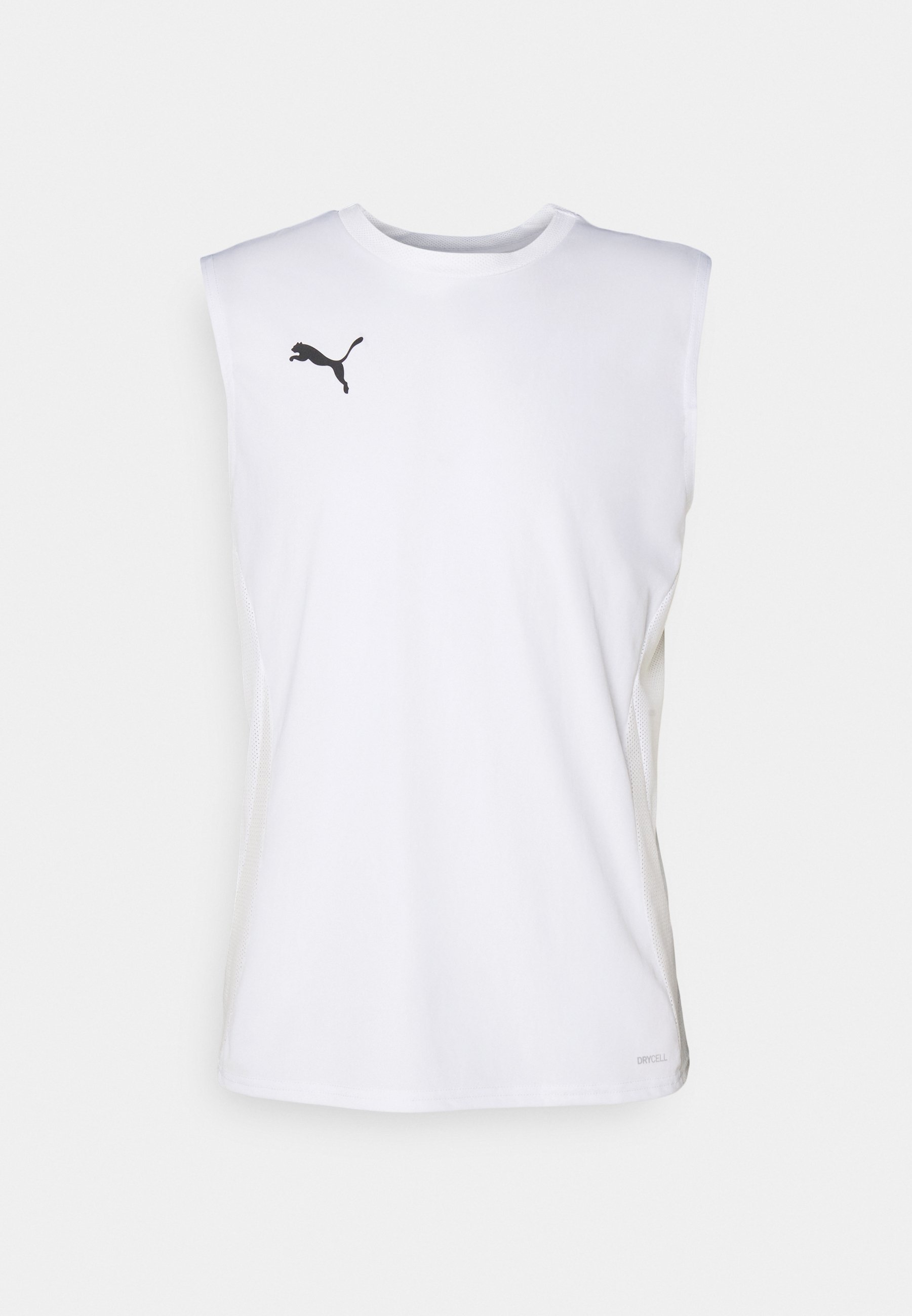 Puma TEAMGOAL SLEEVELESS - Marškinėliai - balta/juoda/pilka