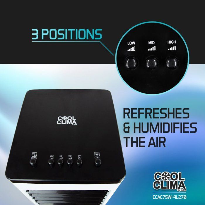 Air cooler - COOL CLIMA - CCAC75W-4L270 - 75 W