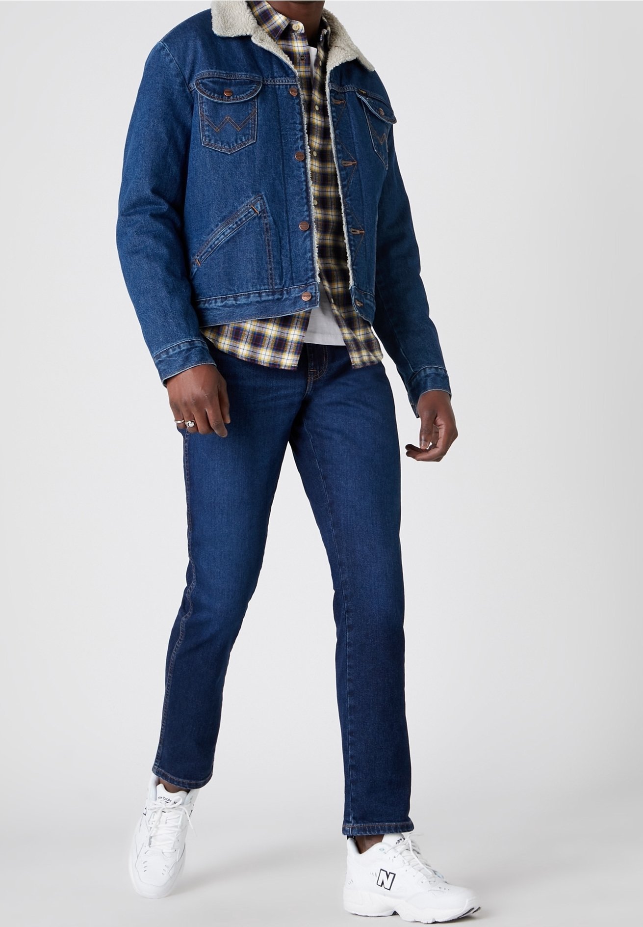 Wrangler shirt - donkerblauw