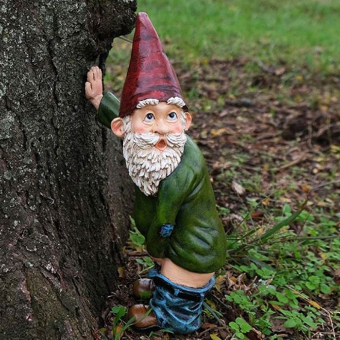 Gartenzwerg, große Gartenfiguren, Gartenfiguren aus Nano-Polyresin, temperaturbeständig, Dekorationen