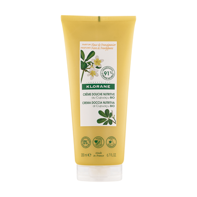 Klorane Cupuaçu BIO Nutri Frangipanier suihkuvoide 200 ml