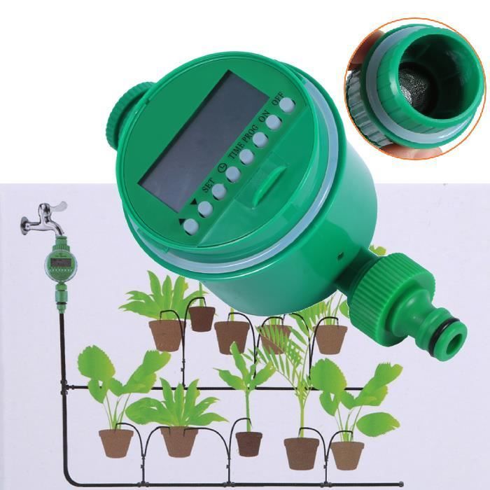 Irrigatiecontroller met timer voor tuinsystemen van 200 tot 600 kPa.