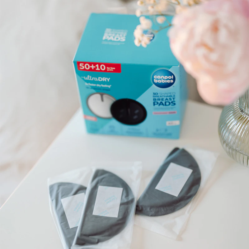 Canpol babies 3D tvarované prsní vložky, poporodní vložky, jednorázové kojící vložky