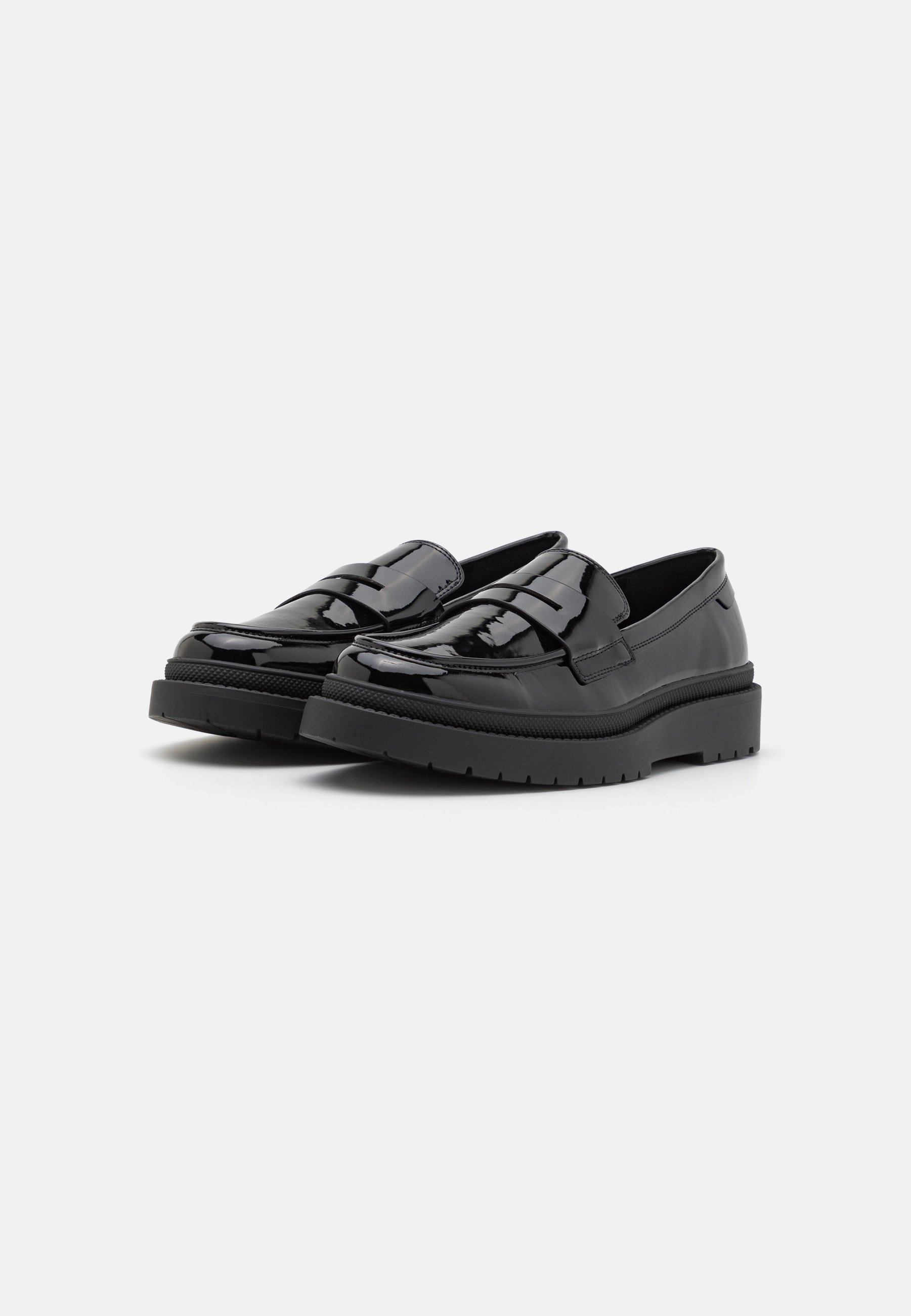 YOURTURN UNISEX - Półbuty wsuwane - czarne