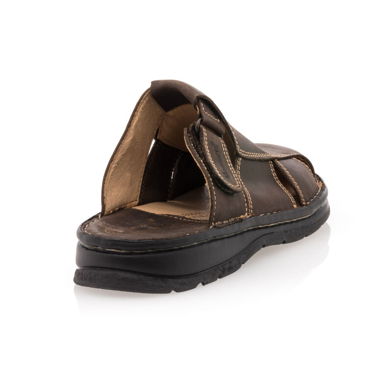 Zuecos/mulas marrones para hombre