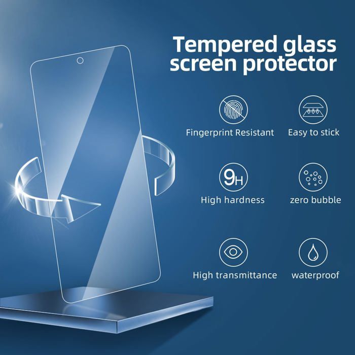 Lot de 3, Verre Trempé pour Xiaomi 14T, 14T Pro, Film en Protection écran efficace contre les Rayures - sans Bulles