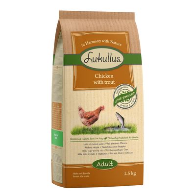 Pollo prensado en frío Lukullus con trucha