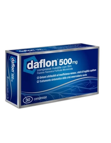 DAFLON Daflon 500 mg 30 comprimés Flavonoïdes Vasoprotecteur