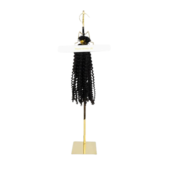 House Of Hair UK Enge Locken Ebenholz I-Tip Strähnen 18