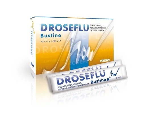 Droseflu voedingssupplement, 10 zakjes van 15 ml