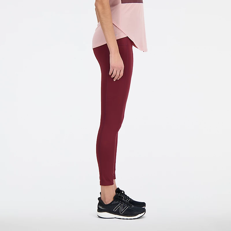 Accelerate Pacer Leggings für Damen – NB BURGUNDY