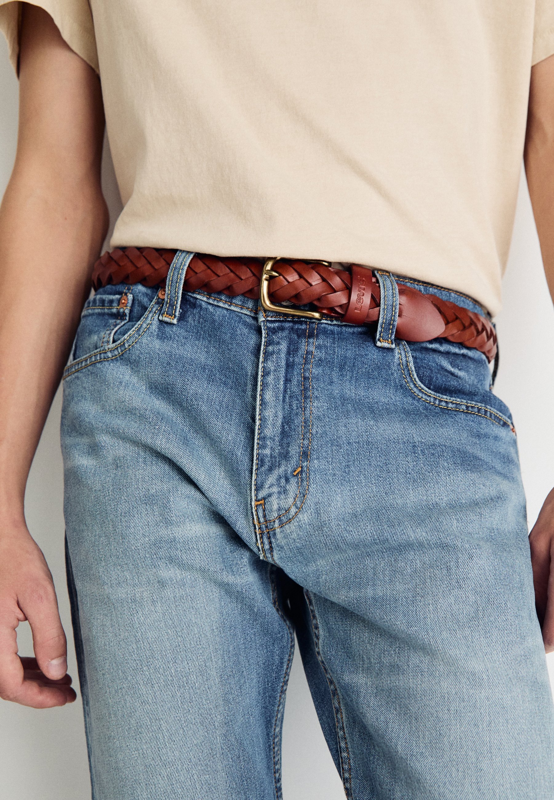 BRAID BELT UNISEX - Belte - cognacLevi's®