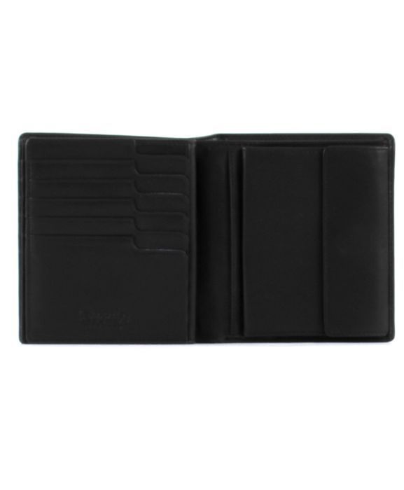 Esquire herenportemonnee van zwart leer - Harry RFID-portemonnee, hoog model L 45647