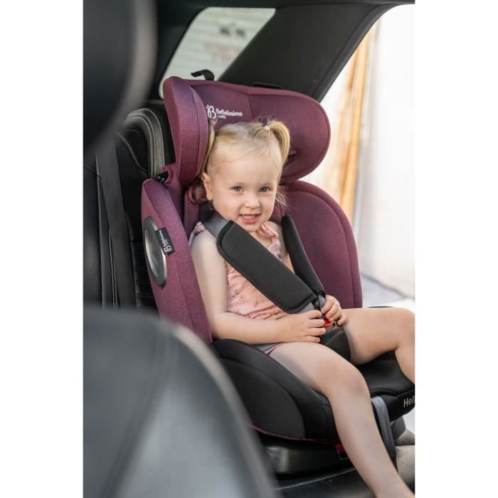 BEBELISSIMO - Siège auto Isofix - pivotant 360 ° -  40-150cm - (0-36kg) - Hellios  - beige/noir- R129 i-size
