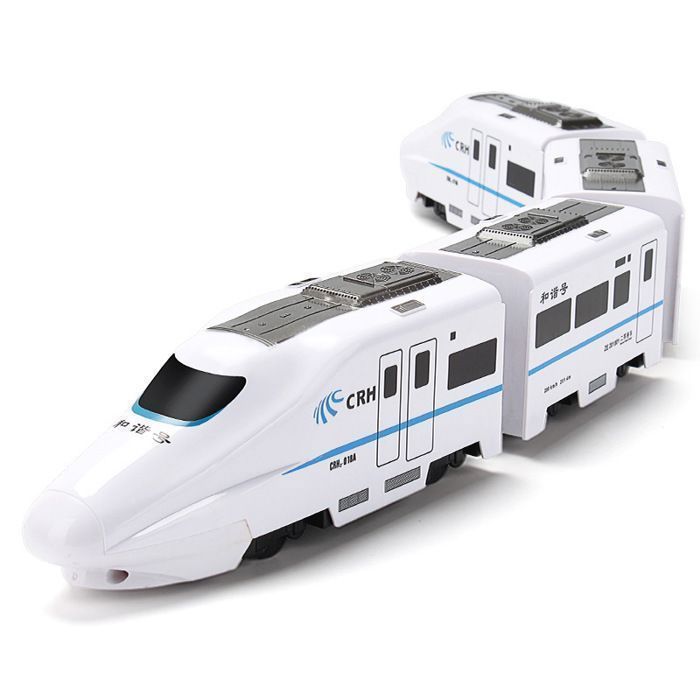 High-Speed Electric Train - 2 Locomotives - 3 Wagons - Educational Toy - Tiducel®