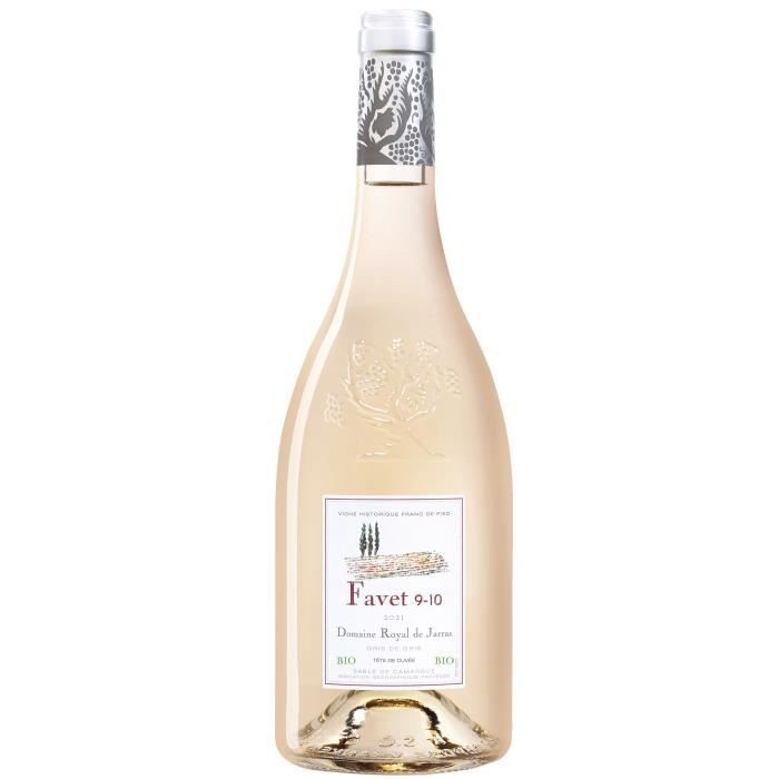 Domaine Royal de Jarras Favet 9-10 2021 Sable de Camargue - Vino rosado Languedoc - Ecológico