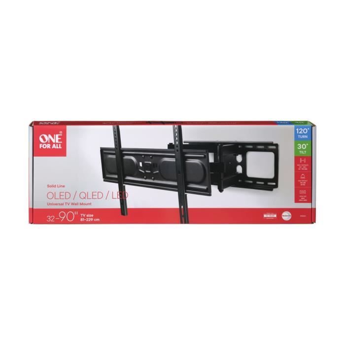 ONE FOR ALL WM4661 Tilting and swiveling wall mount for screens from 81 to 229 cm (32 to 90