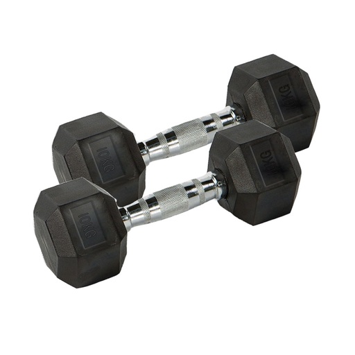  Hantle sześciokątne Deluxe Fitness 10 kg (para)