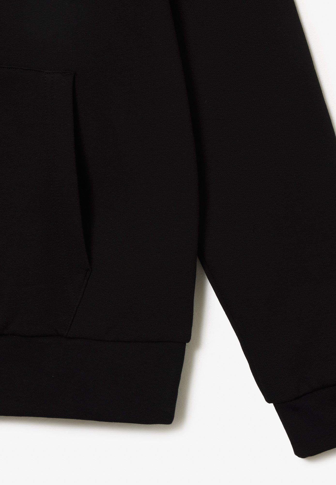 Lacoste kapucnis pulóver - fekete