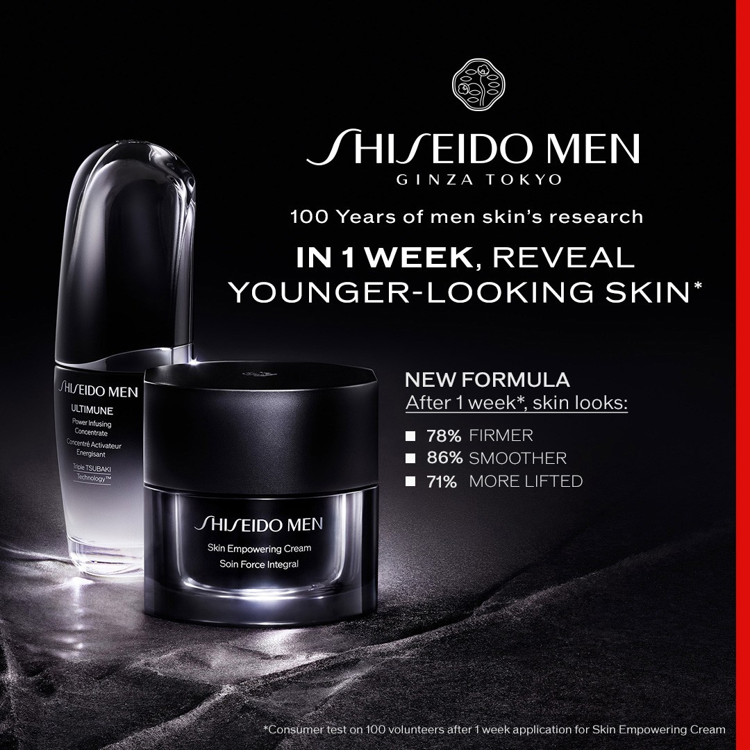 Crema viso rinforzante Shiseido Men - 50 ml