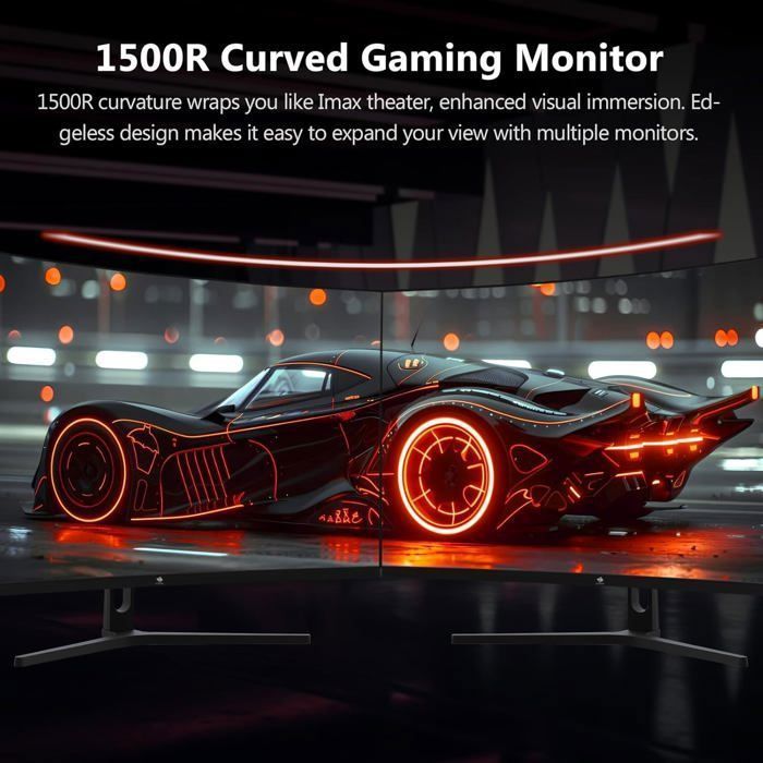 32-inch Z-Edge Gaming Monitor, Curved Computer Monitor, FHD 1080P 240Hz 1500R VA MPRT 1ms FreeSync