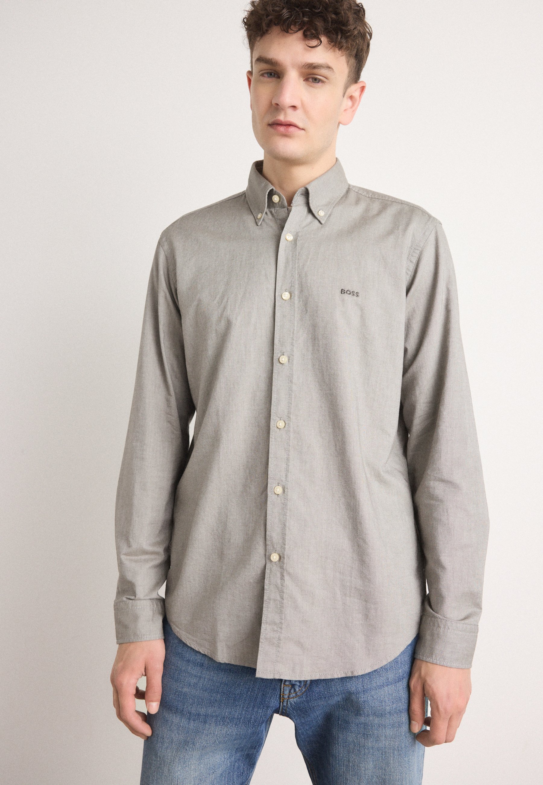 BOSS RICKERT - Shirt - grijs