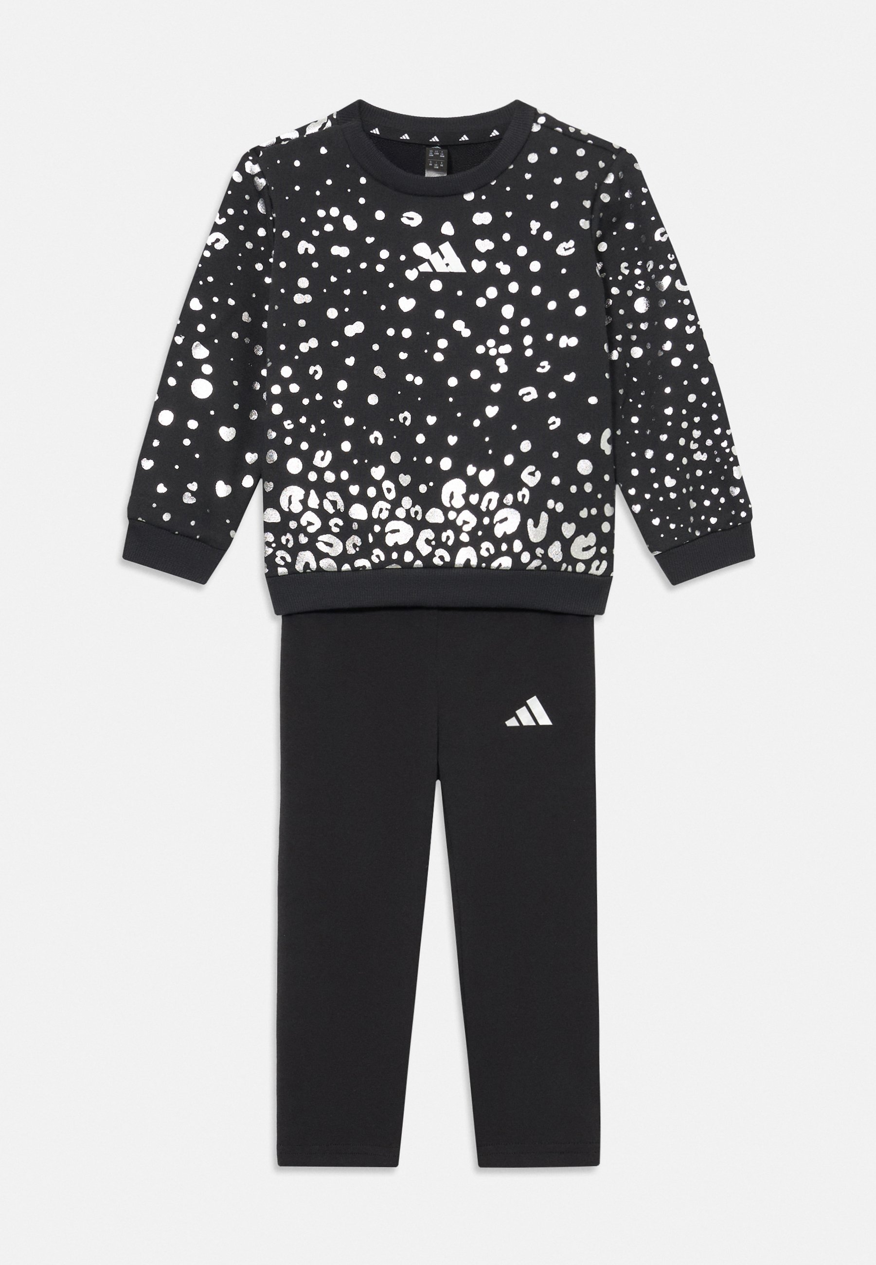 adidas Performance GLAM INFANT UNISEX SET - Trainingsbroek - zwart/zilverkleurig