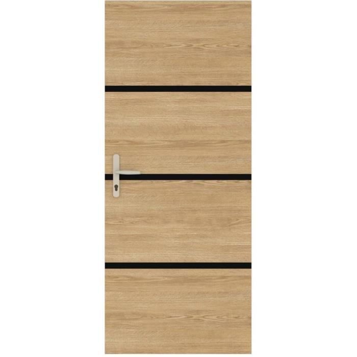 Oven kunnostussarja - NORDLINGER PRO - 4 paneelia 85 x 50 cm ja 3 mustaa profiilia 85 x 2 cm - Luonnontammi