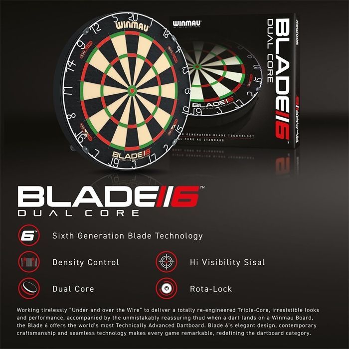 Jeu de fléchettes Winmau Blade 6 Dual Core