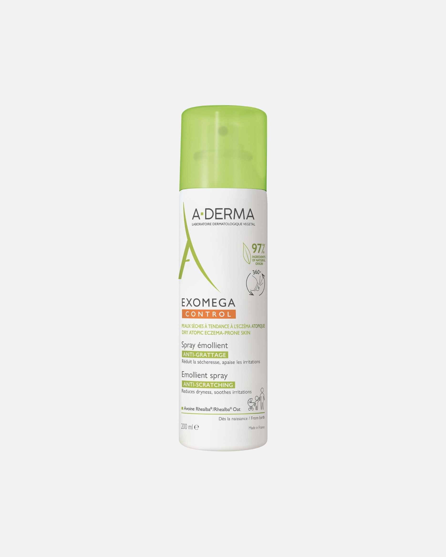 A-DERMA Exomega Control hidratantni sprej za tijelo - 200 ml
